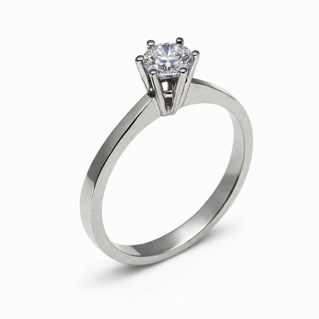 Solitair Ring 0.41 crt. 